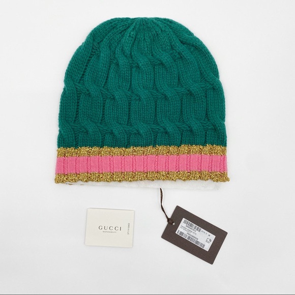 Gucci Bonhate Knit Hat 544546 3GB08 3772 - Picture 2 of 14